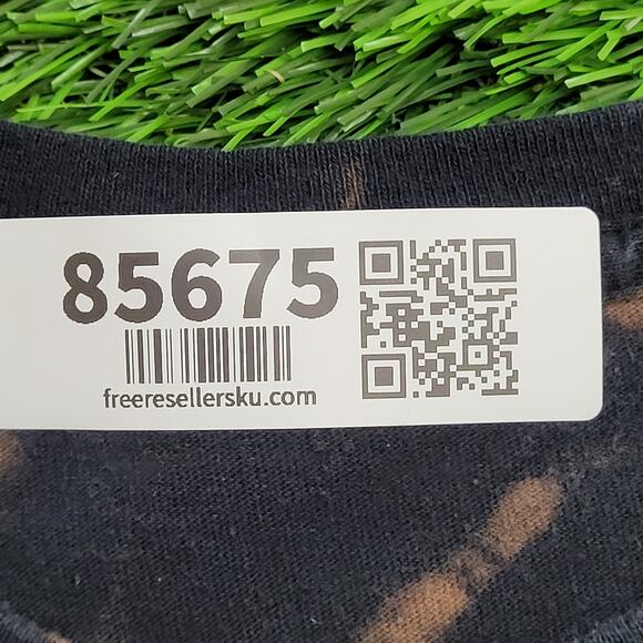 Savage-Vines Skull Rose Shirt Womens Small 18x22 Bleached Black - Picture 5 of 11